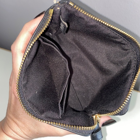 COACH Tiger Print Corner Zip Small 6 inch Wristlet - Picture 8 of 12